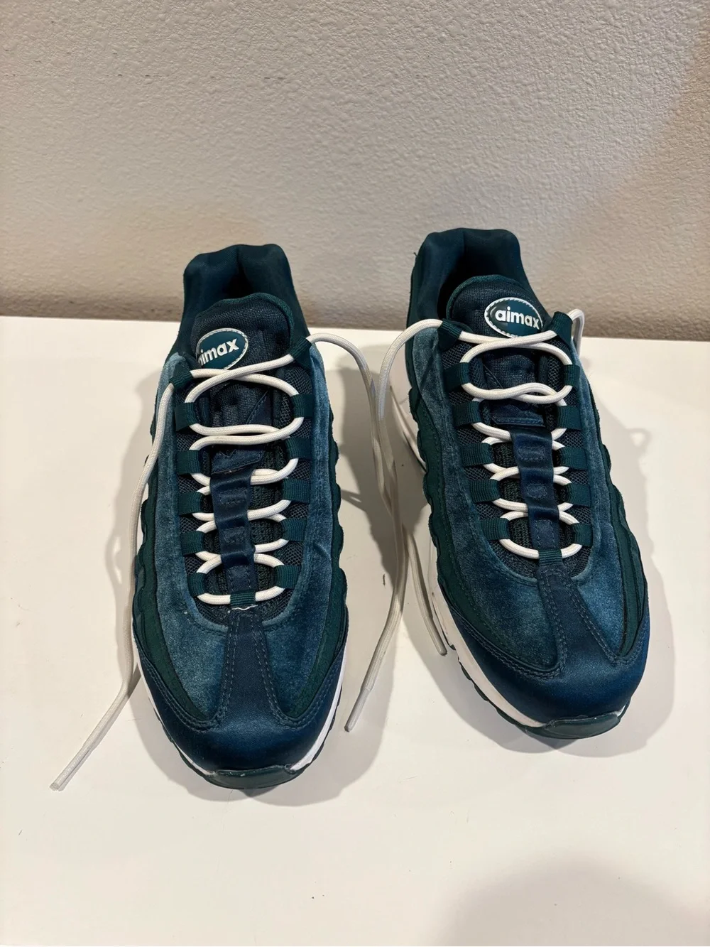 Nike Women's Air Max 95 DZ5226-300 Green Velvet/Dark Atomic Teal Sz 10
